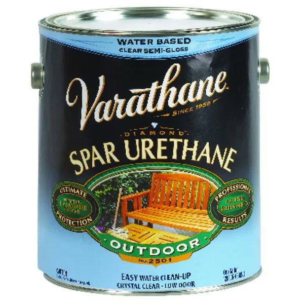 Diamond Semi-Gloss Clear Water-Based Spar Urethane 1 gal, Varathane, Mfr#: 250131